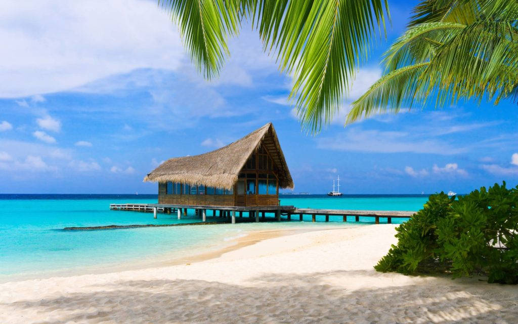 Maldives Island Ocean Desktop Wallpaper