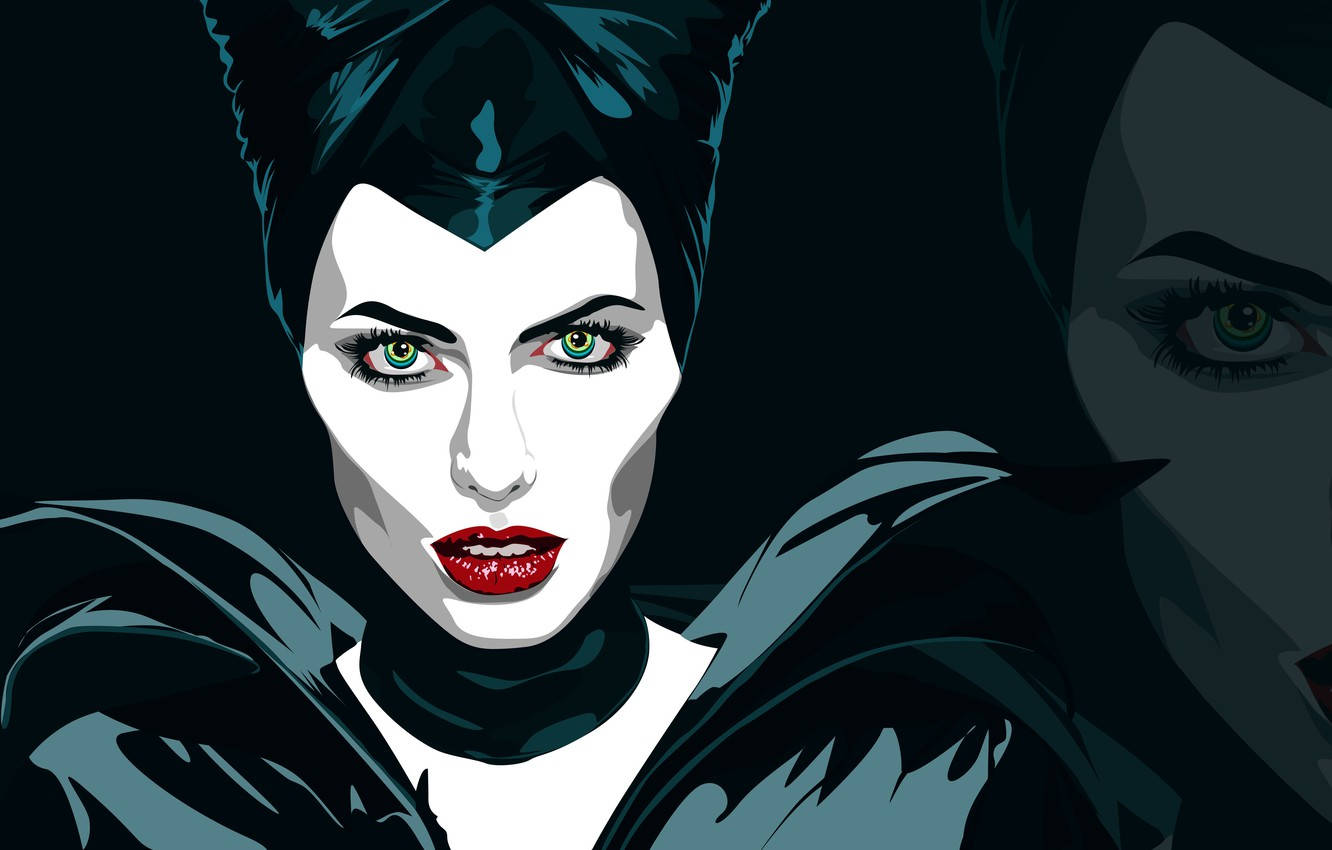 Maleficent Pop Art Wallpaper