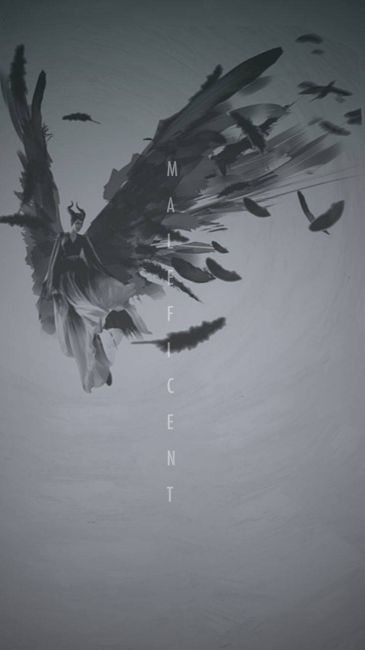 Maleficent Text Art Wallpaper