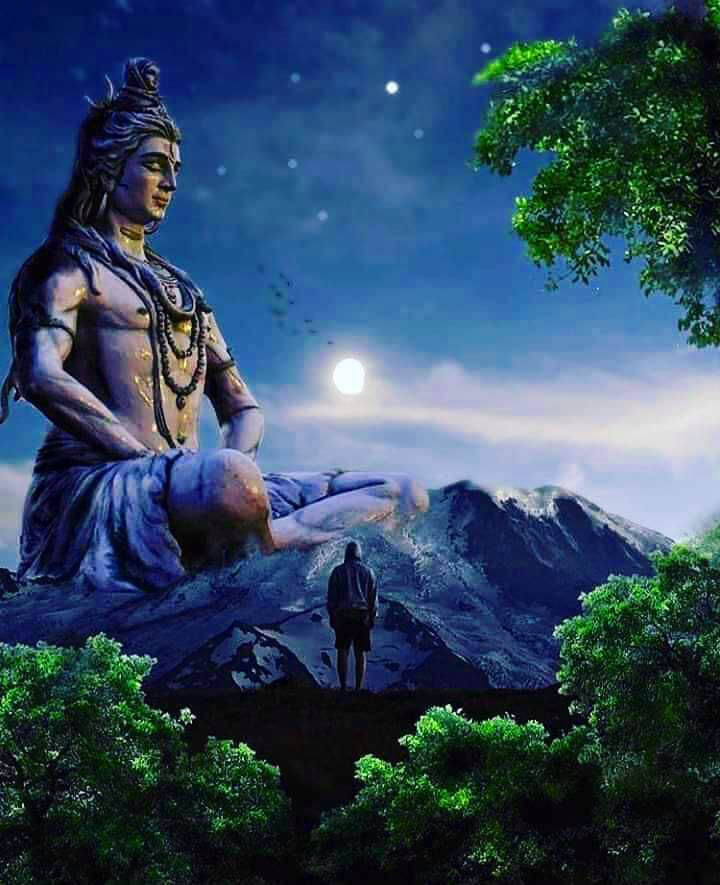 Man Praying For Mahadev Hd Wallpaper