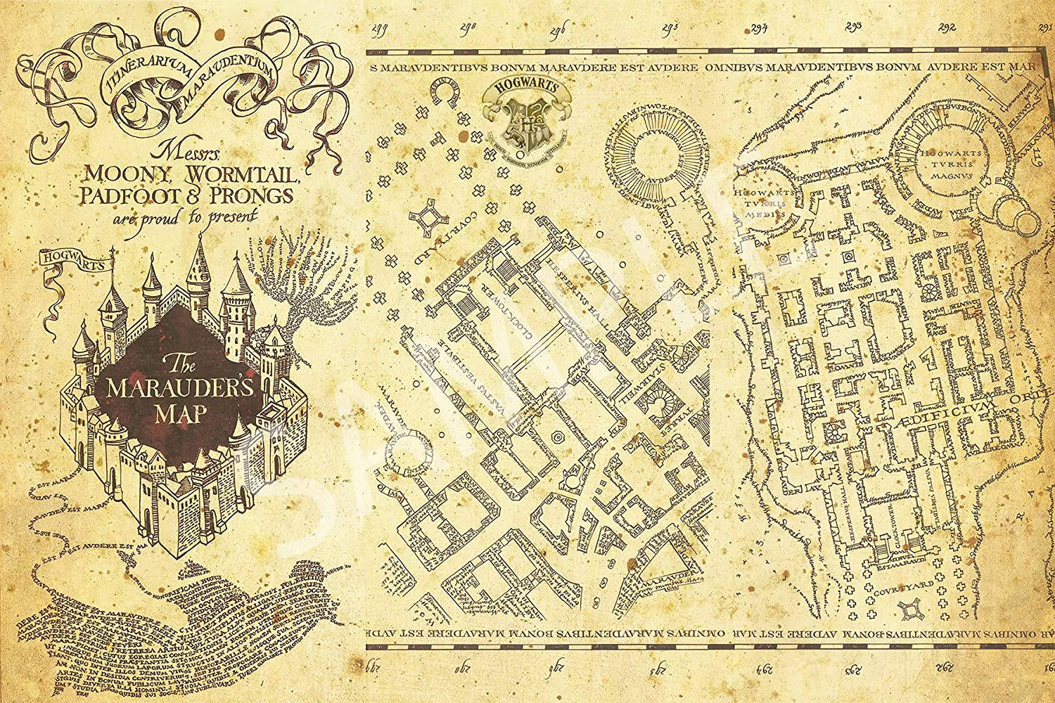marauders map wallpaper 1/2  Harry potter poster, Harry potter