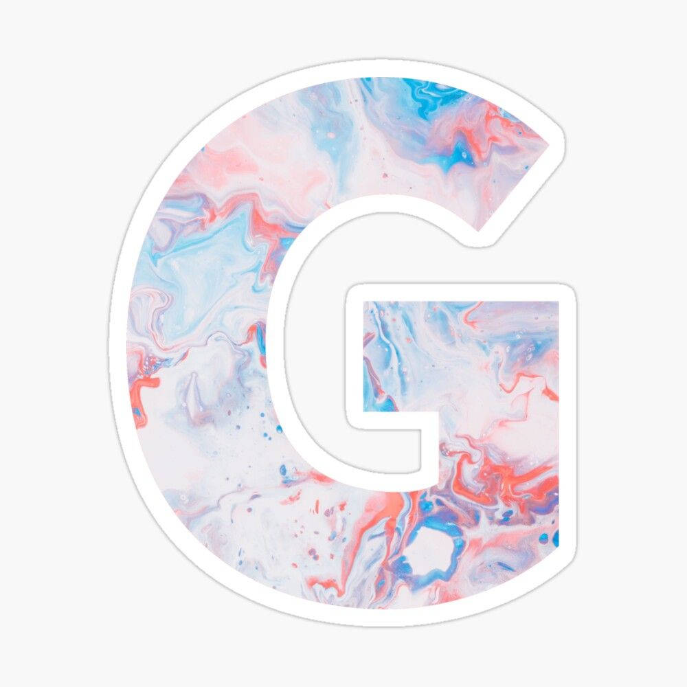 Marble Design Letter G Wallpaper