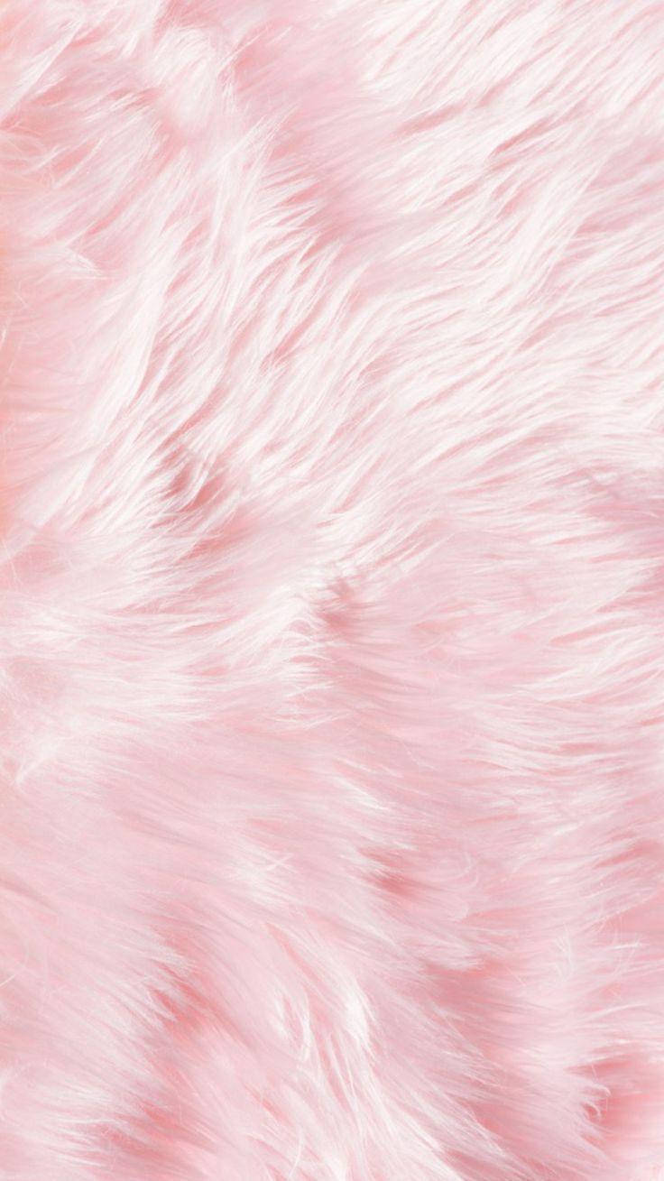 Marble Pink Fur Waves Wallpaper