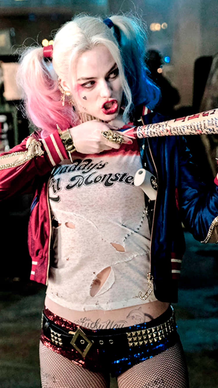 Margot Robbie As Harley Quinn In 'birds Of Prey'. Wallpaper