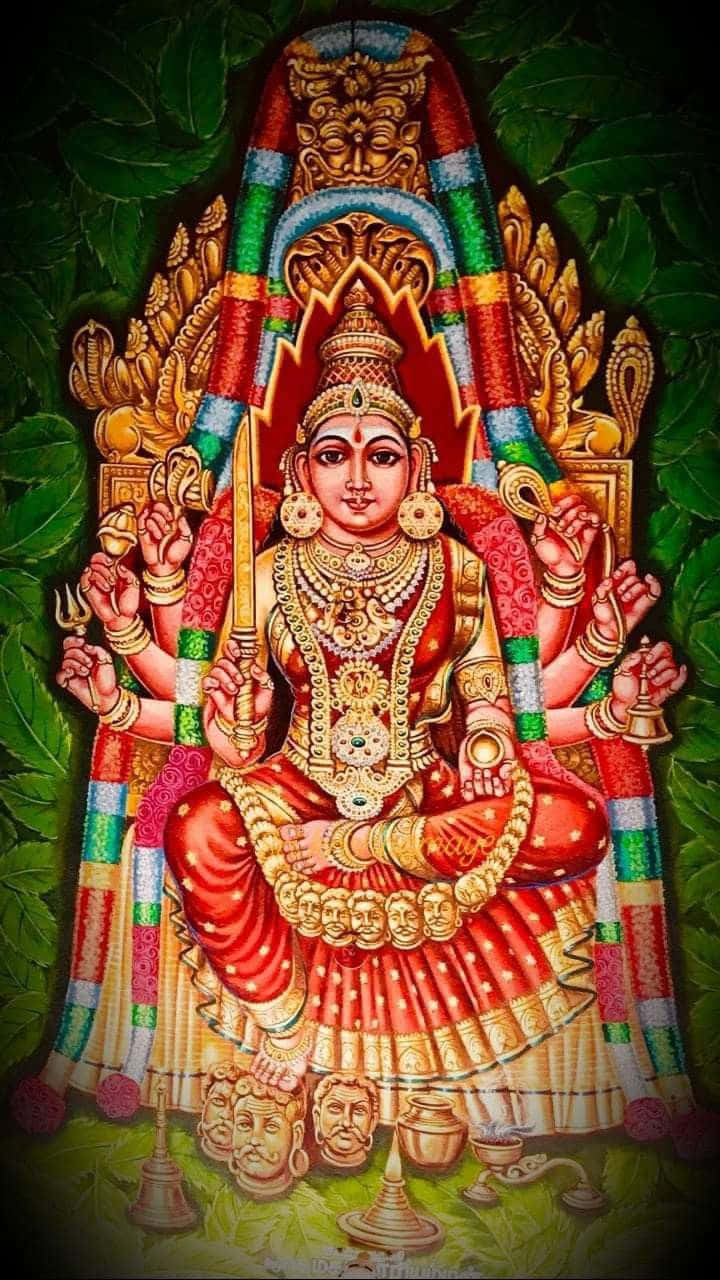 Mariamman Hindu Goddess Art Wallpaper