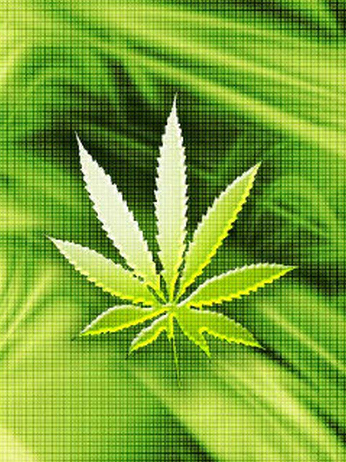 Marijuana Digital Art Wallpaper