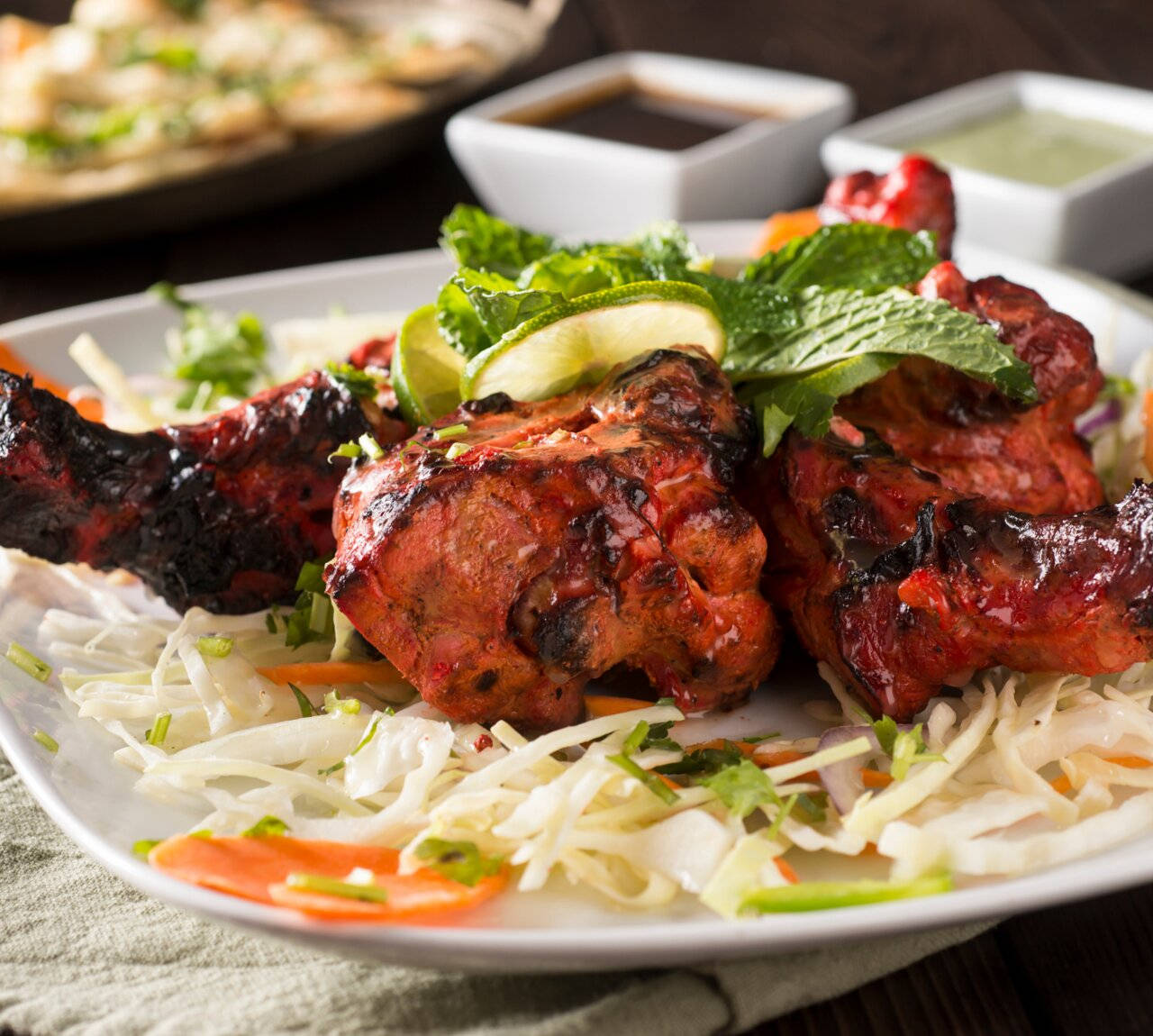 Marinated Tandoori Chicken Wallpaper