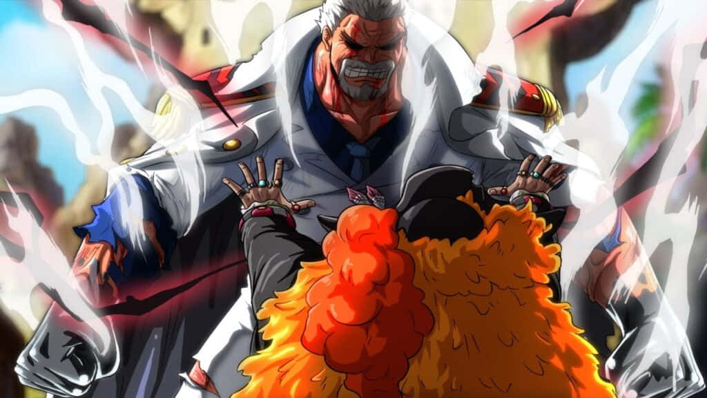 Marine_ Hero_ Garp_ Power_ Display Wallpaper