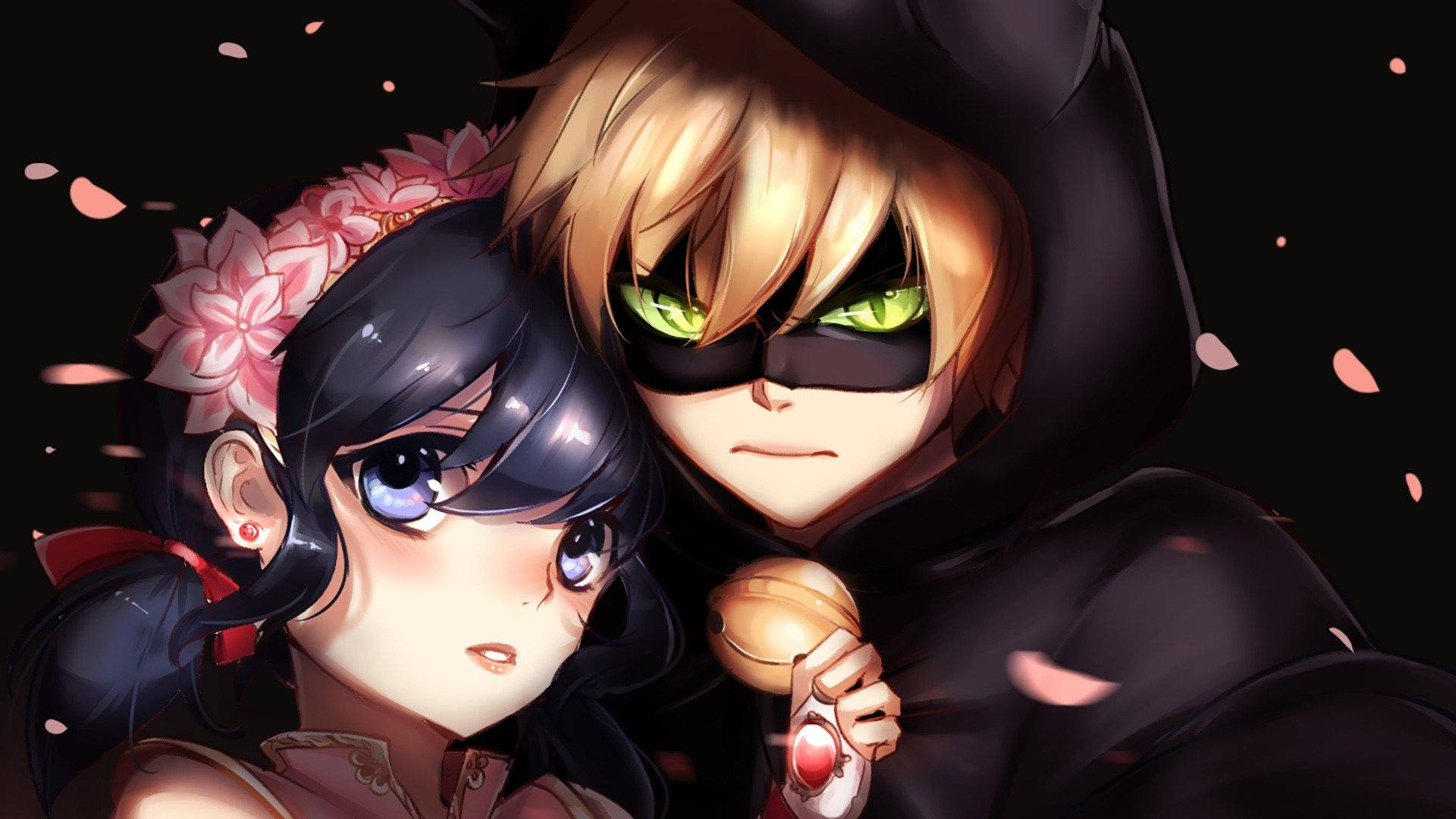 Download free Marinette With Cat Noir Wallpaper - MrWallpaper.com