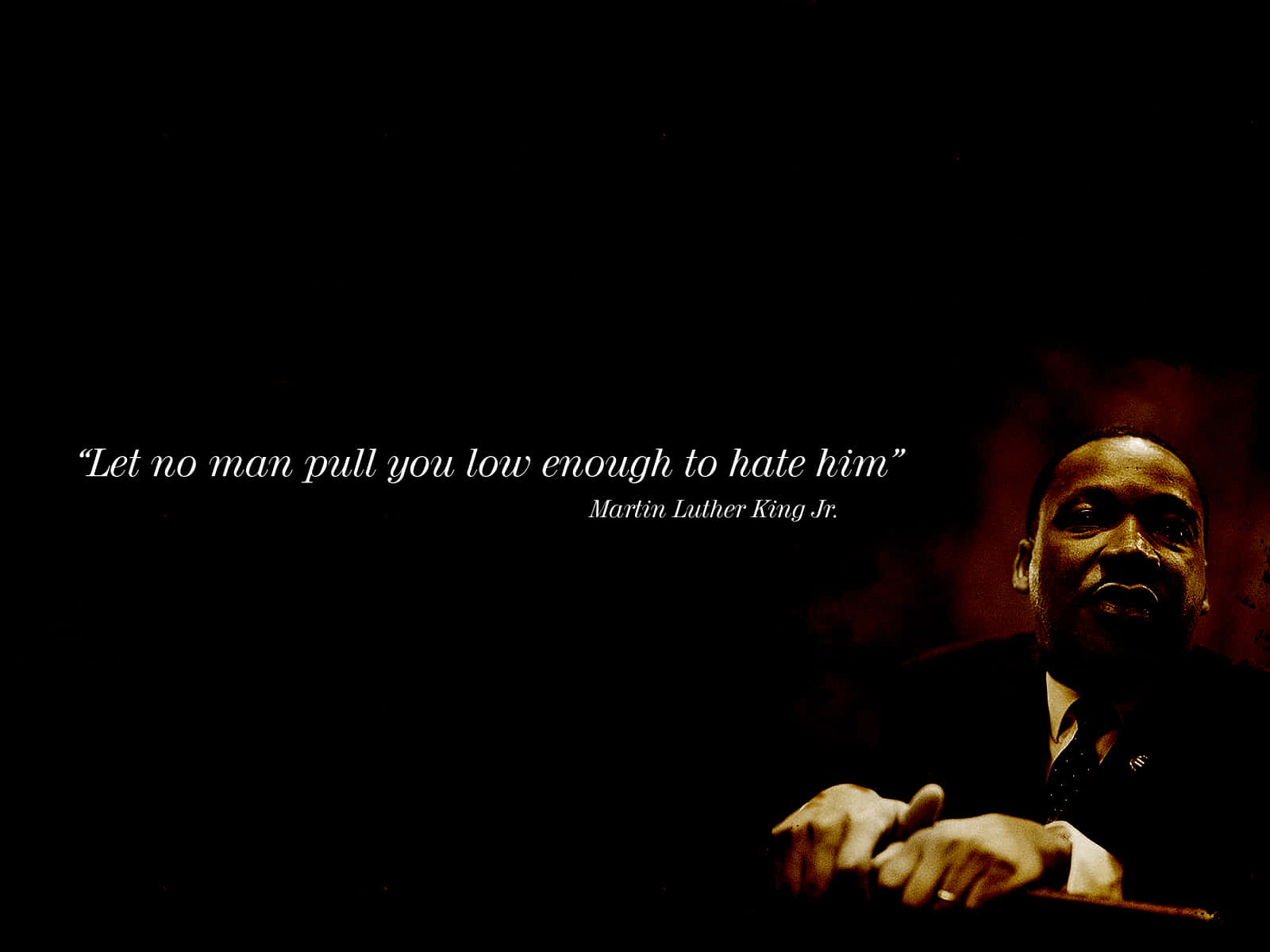 Martin Luther King Vintage Poster Wallpaper