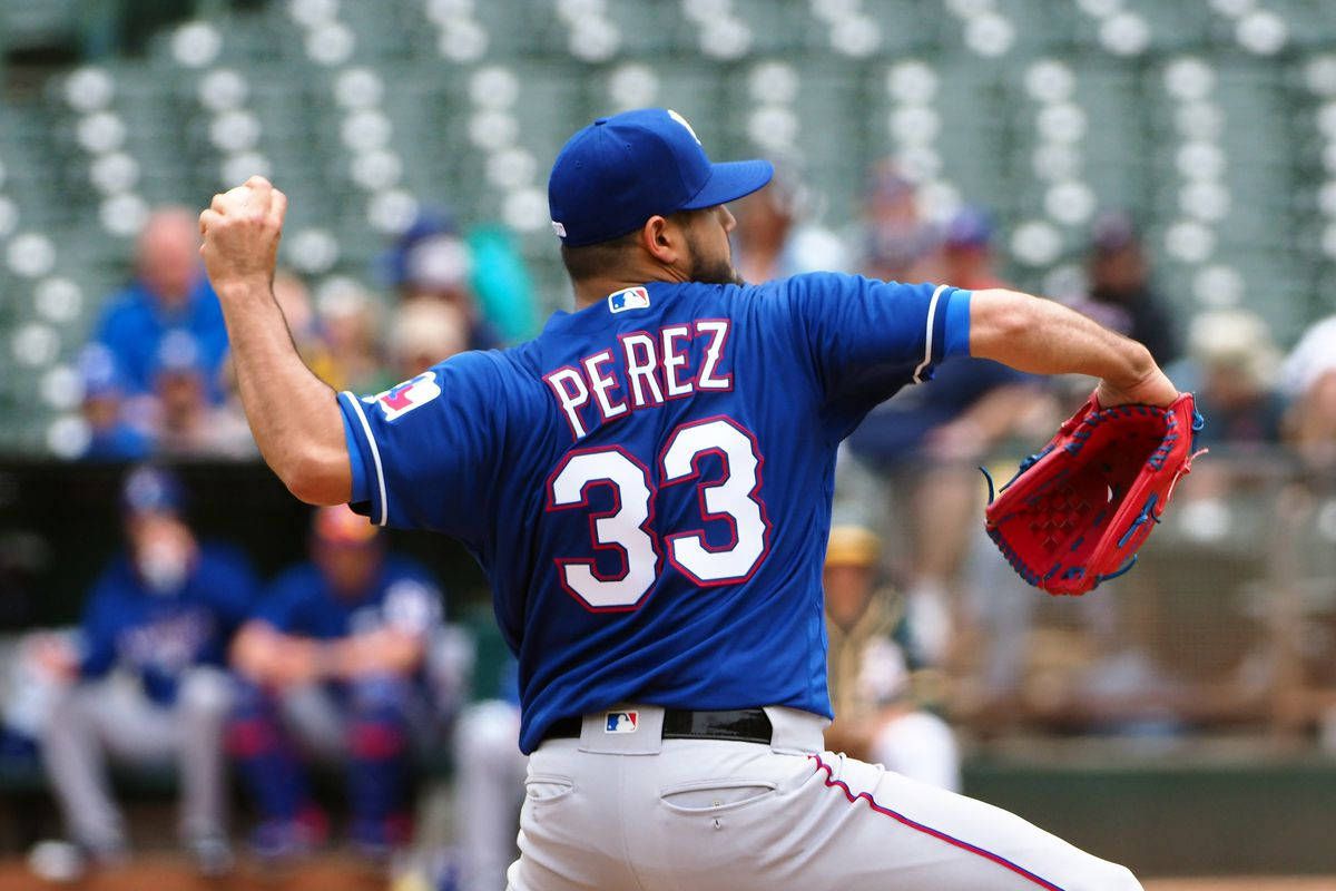 Martin Perez 33 Jersey Wallpaper