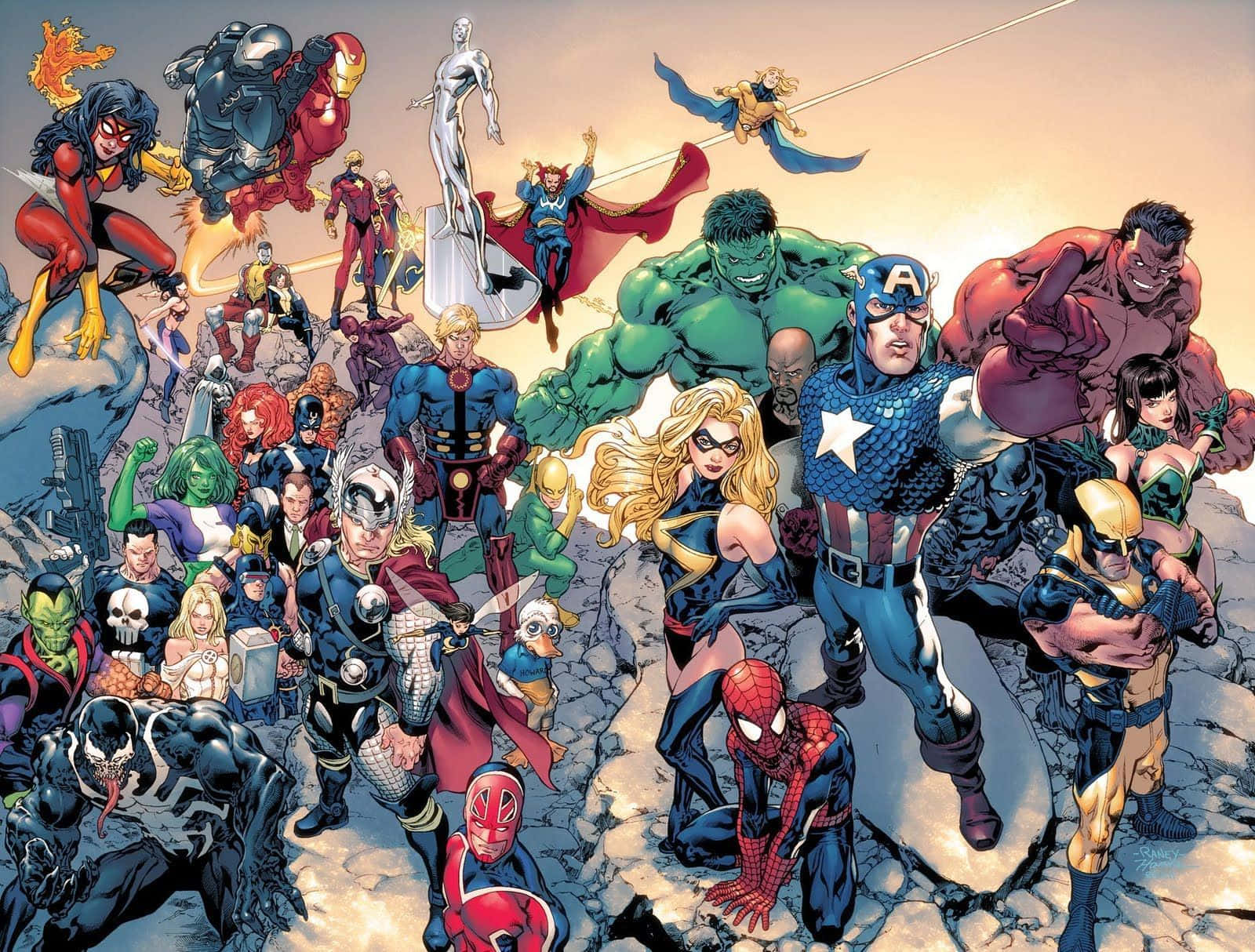 Marvel Comic Book The Avengers Wallpaper