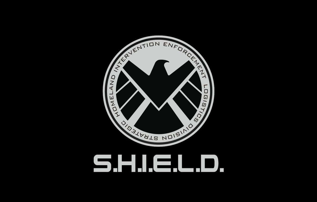 Marvel Falcon Logo Shield Black Wallpaper