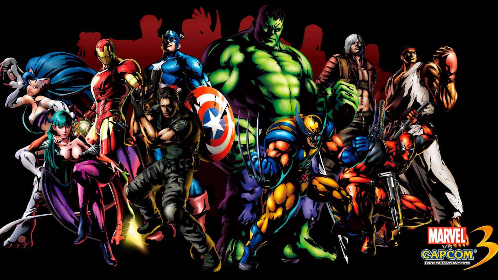 Marvel Fans Will Enjoy The Sleek And Stylish Design Of This Laptop Wallpaper