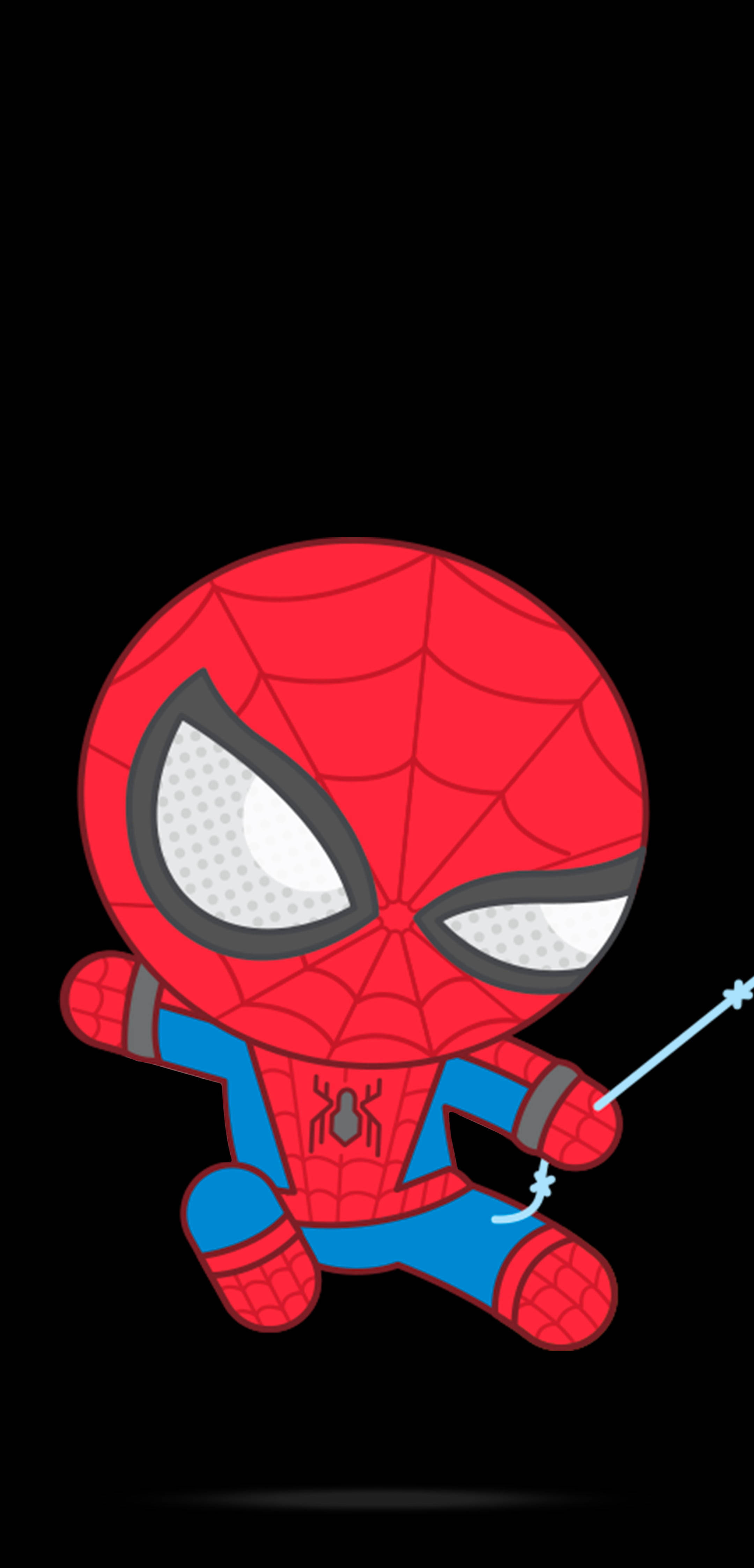 Marvel Iphone Spider Man Chibi Art Wallpaper