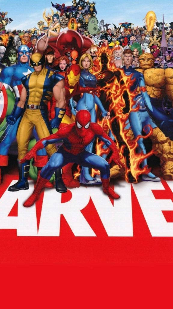 Marvel Iphone Title Superheroes Digital Art Wallpaper