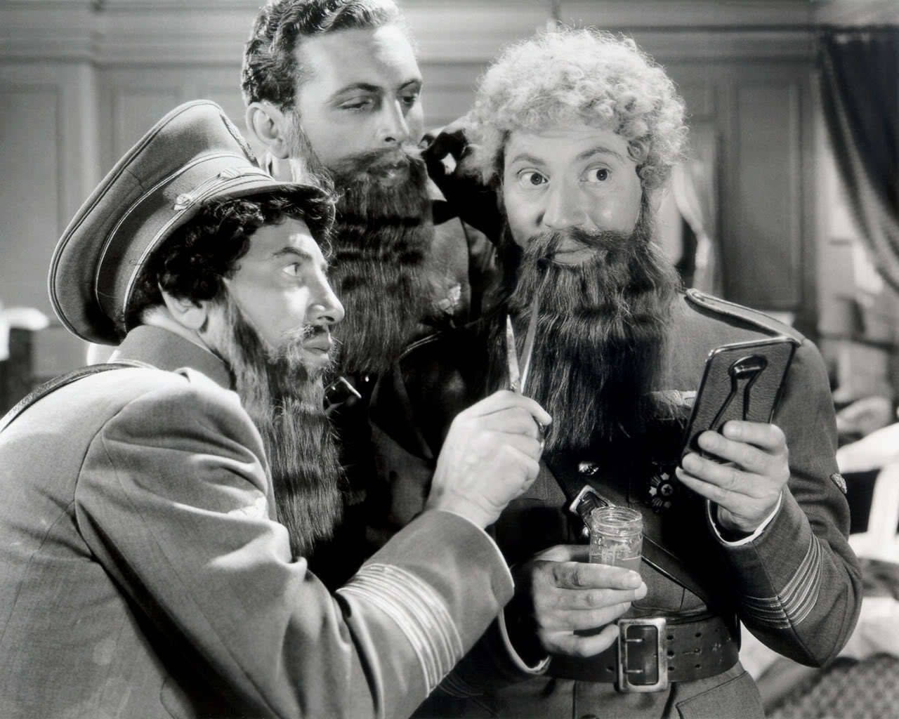 Marx Brothers Fake Beards Wallpaper