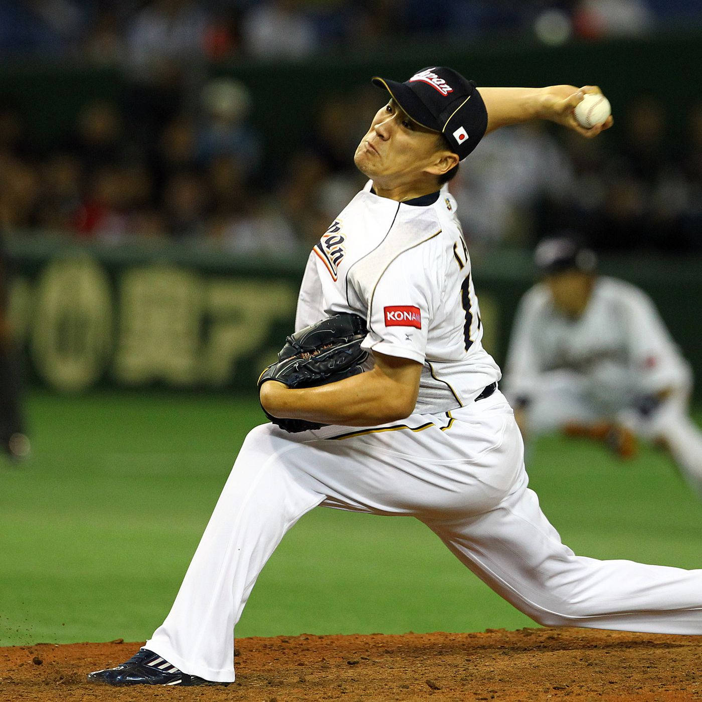 Masahiro Tanaka Intense Throw Wallpaper