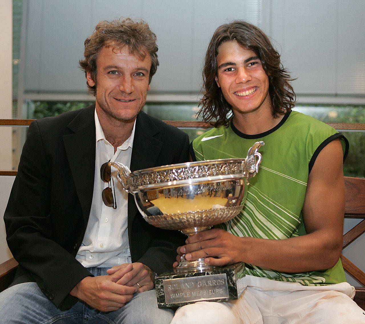 Mats Wilander And Rafael Nadal Wallpaper