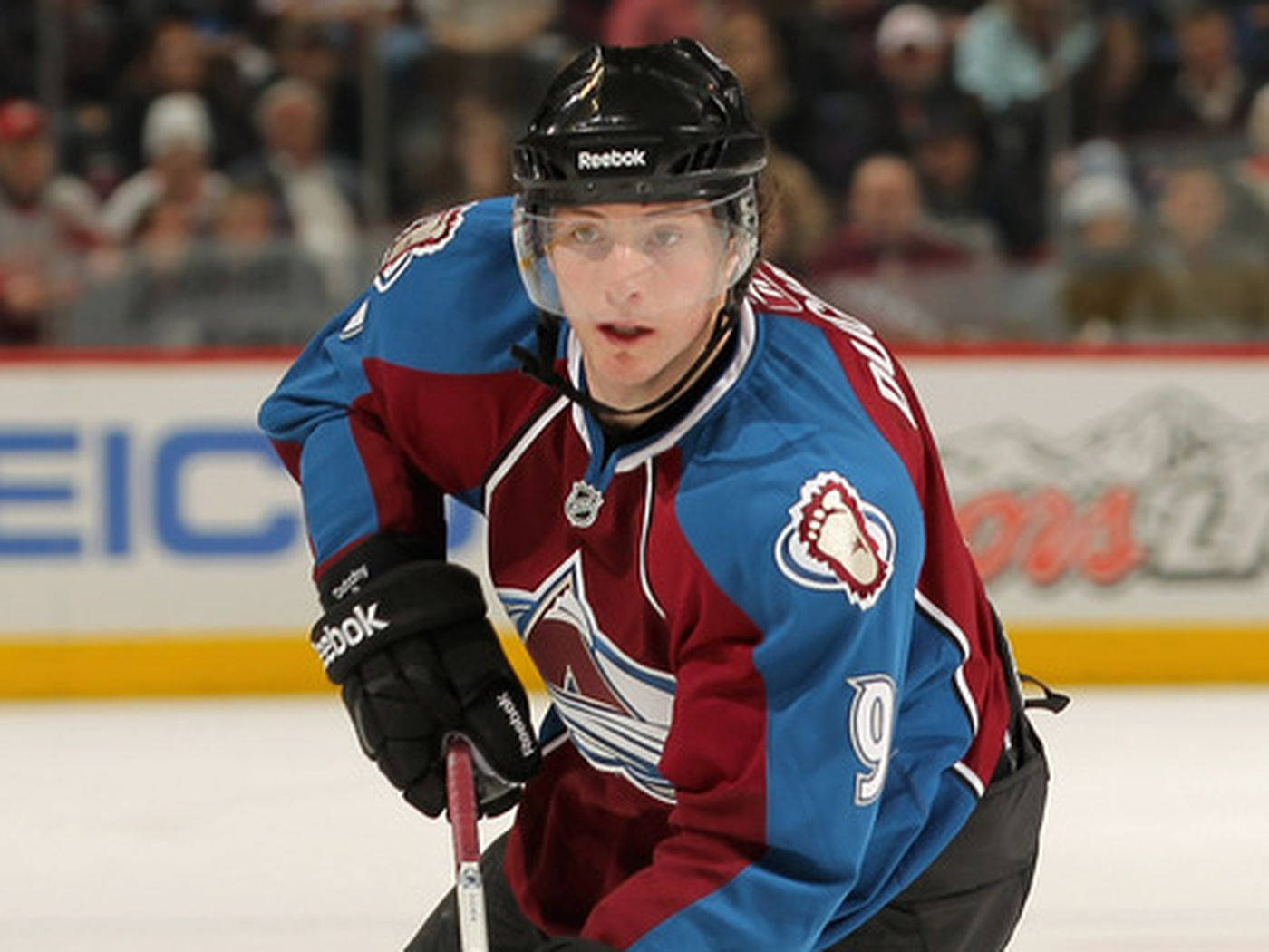 Matt Duchene During A Colorado Avalanche Game Wallpaper