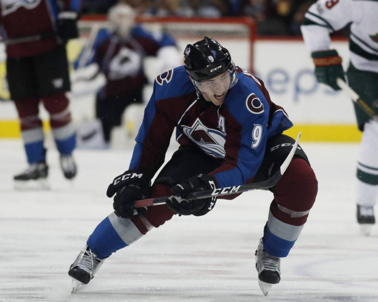 Matt Duchene Ice Hockey Bending Wallpaper