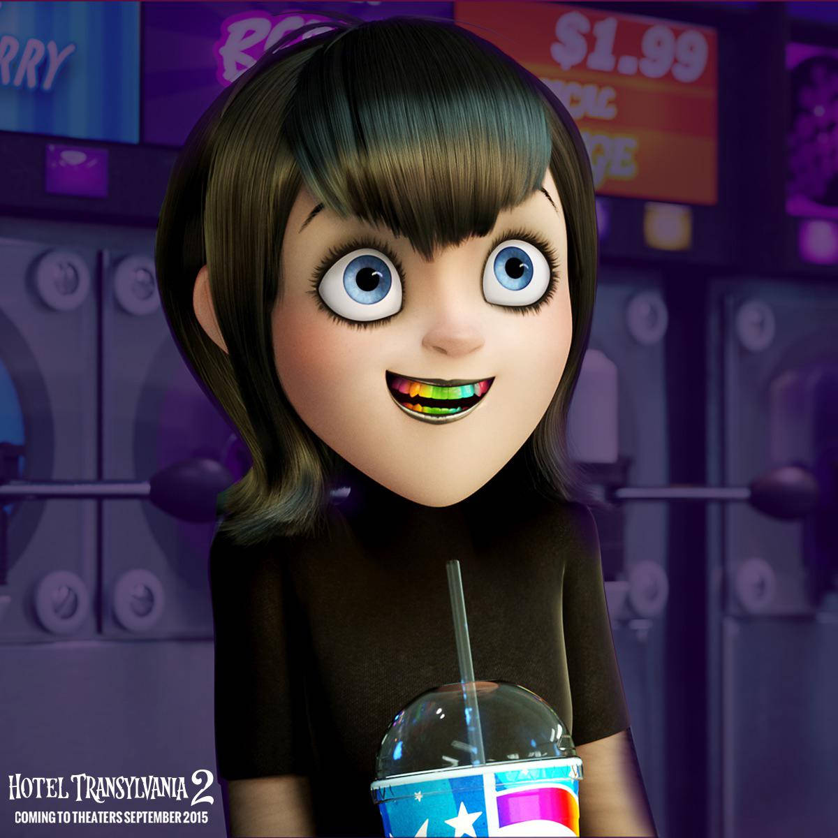 Mavis With Slushy Hotel Transylvania 2 Wallpaper