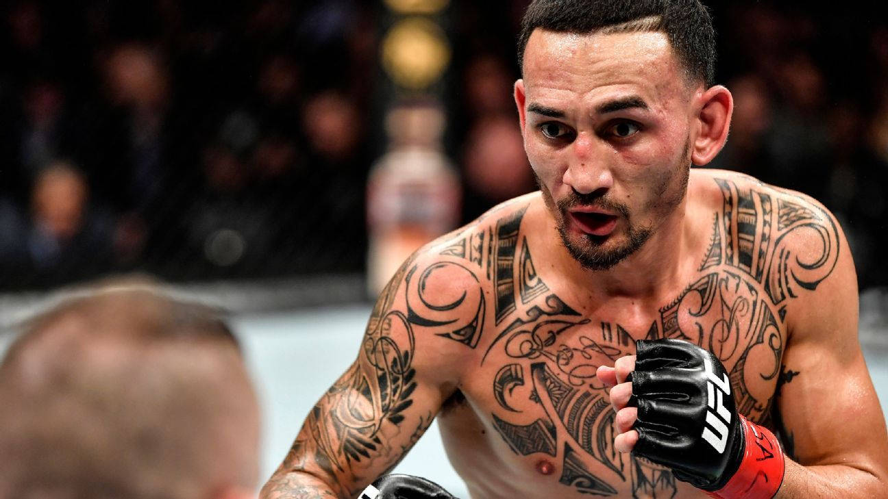 Max Holloway Staring At Opponent Wallpaper