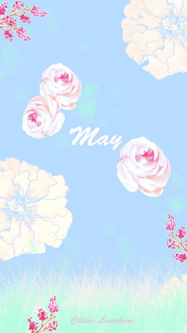 May In Flower Painting Wallpaper