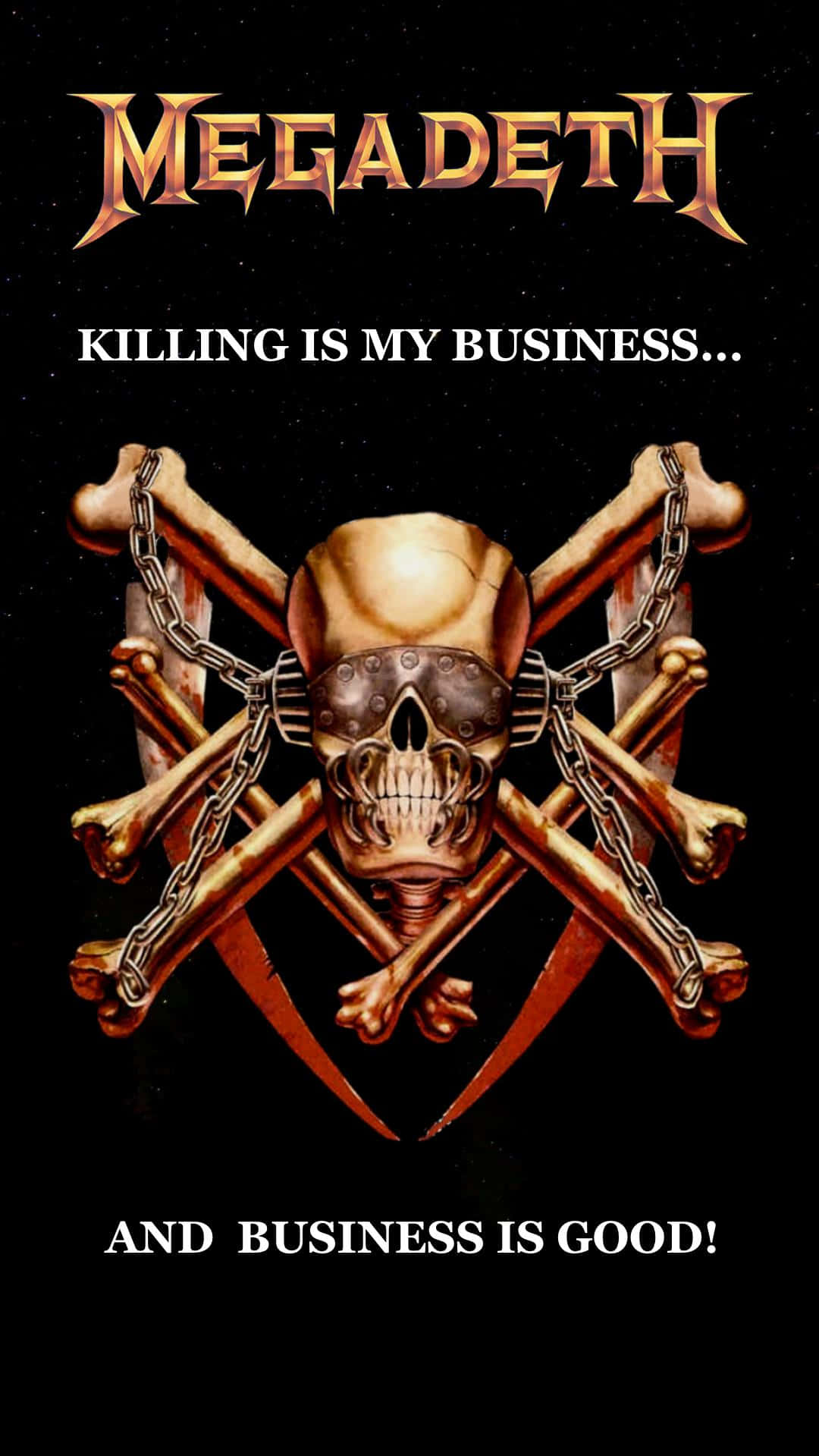 Megadeth Killing Is My Business Album Cover Wallpaper