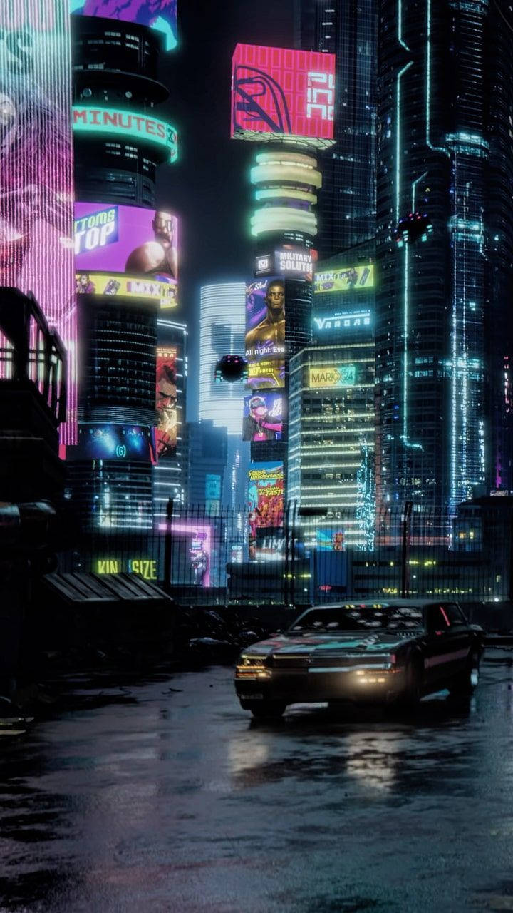 Megalopolis City Cyberpunk 2077 Iphone Wallpaper