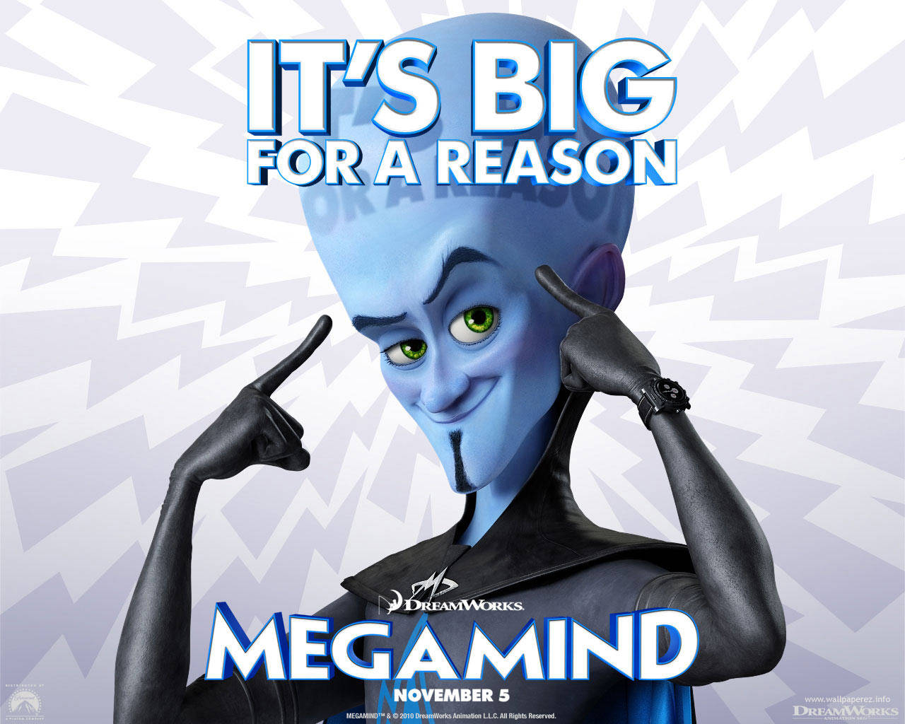 Megamind, It's Big For A Reason Wallpaper