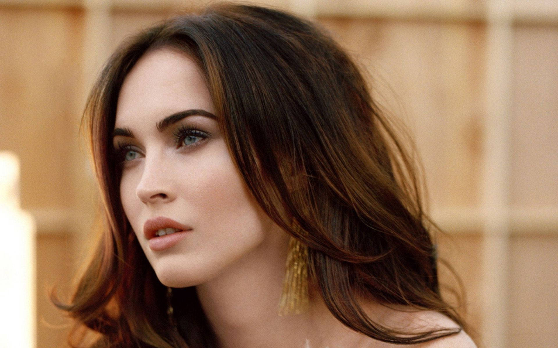 Download free Megan Fox Hd Hair And Earrings Wallpaper - MrWallpaper.com