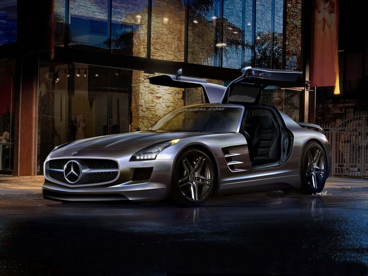 Mercedes-benz Sls Amg Luxury Car Wallpaper