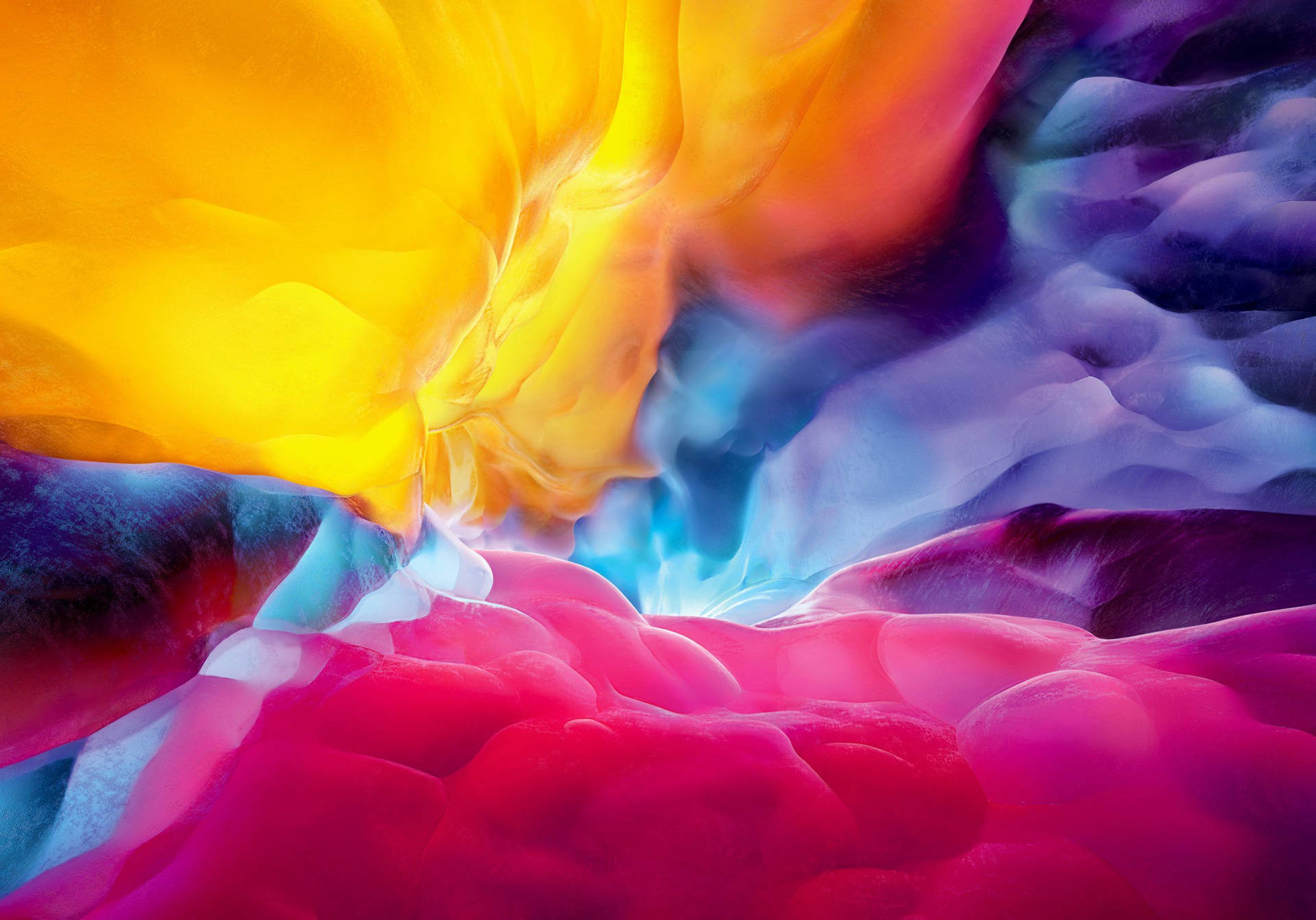 Mesmerizing Burst Of Colors On Free Ipad Wallpaper