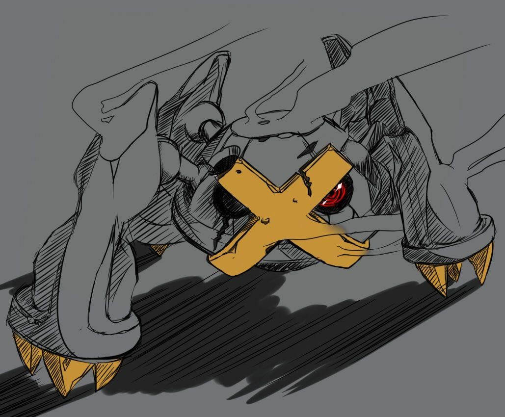 Metagross Damaged Shiny Wallpaper