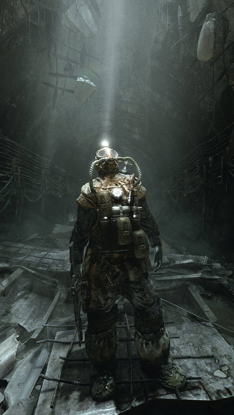 Metro Last Light Redux Beam Of Light Wallpaper