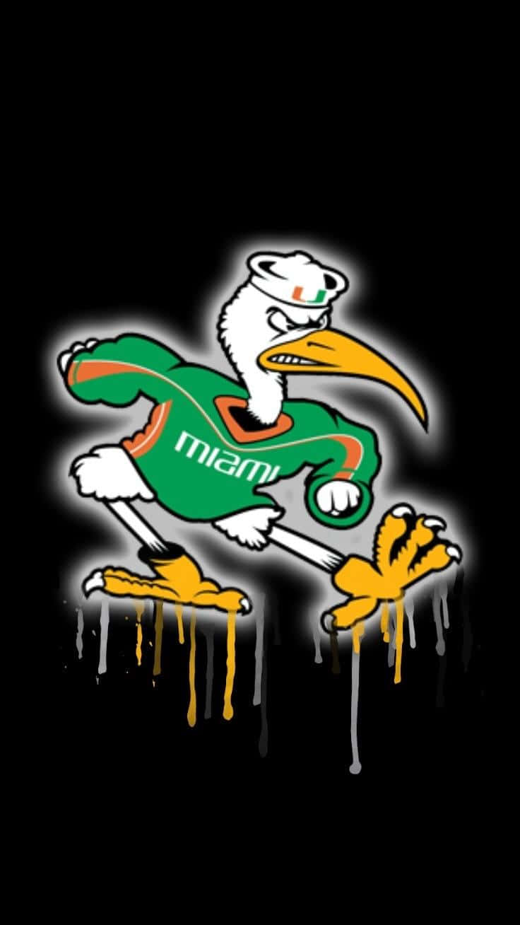 Miami Hurricanes Sebastian The Ibis Wallpaper