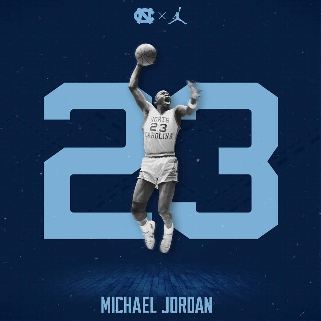 Michael Jordan's 23rd Birthday Poster Wallpaper