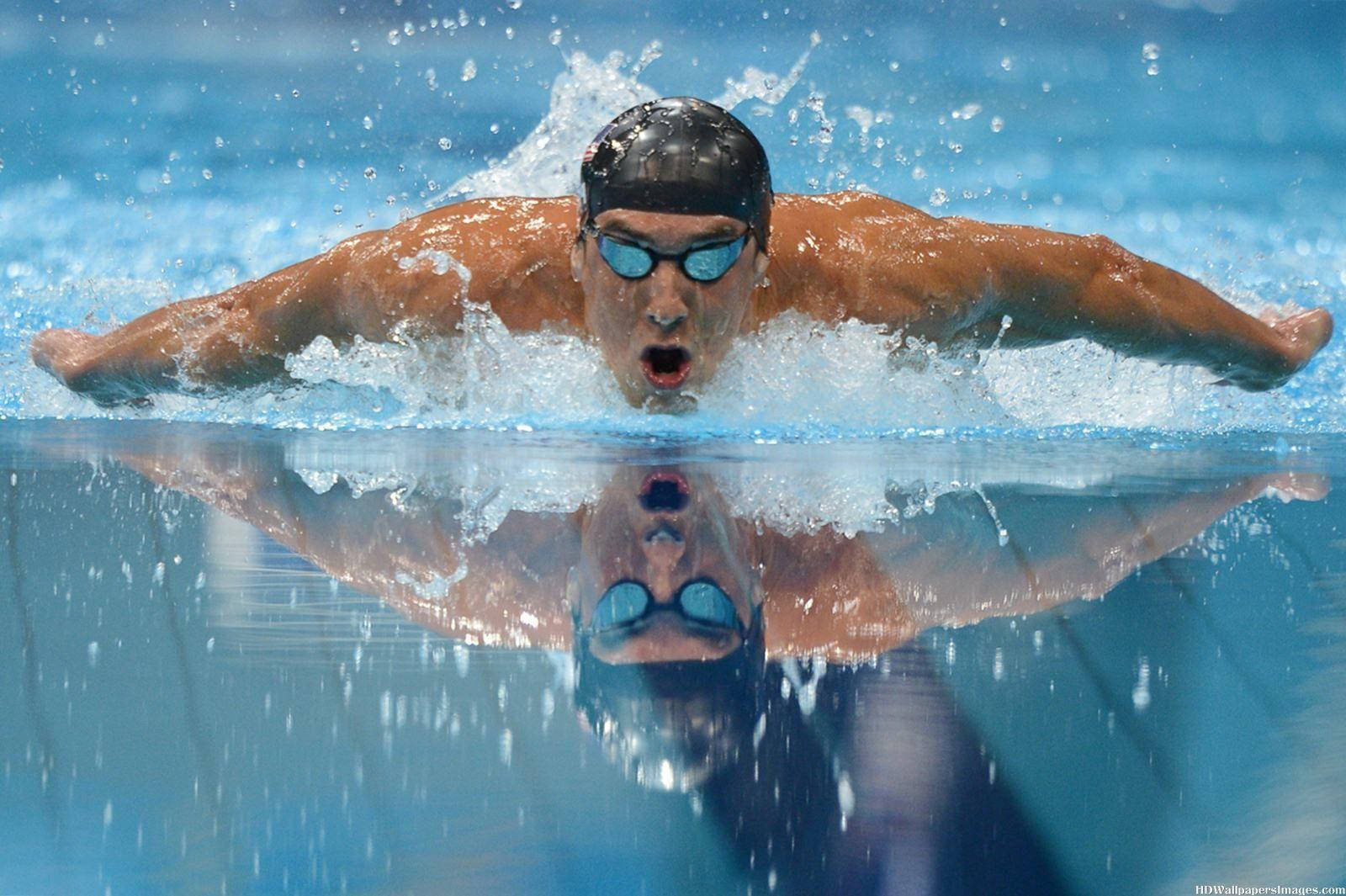 Michael Phelps Cool Shot Wallpaper