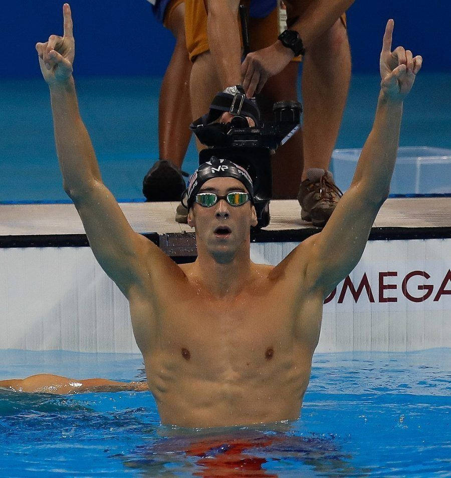 Michael Phelps Victory Wallpaper