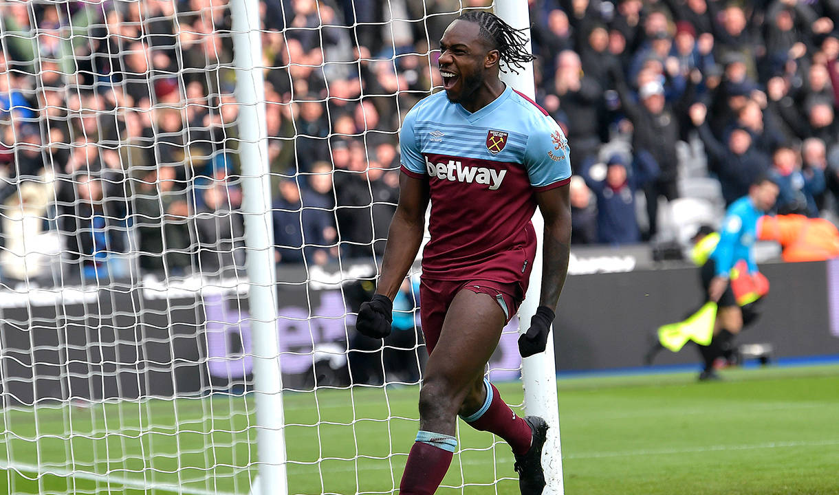 Michail Antonio Running Celebration Wallpaper