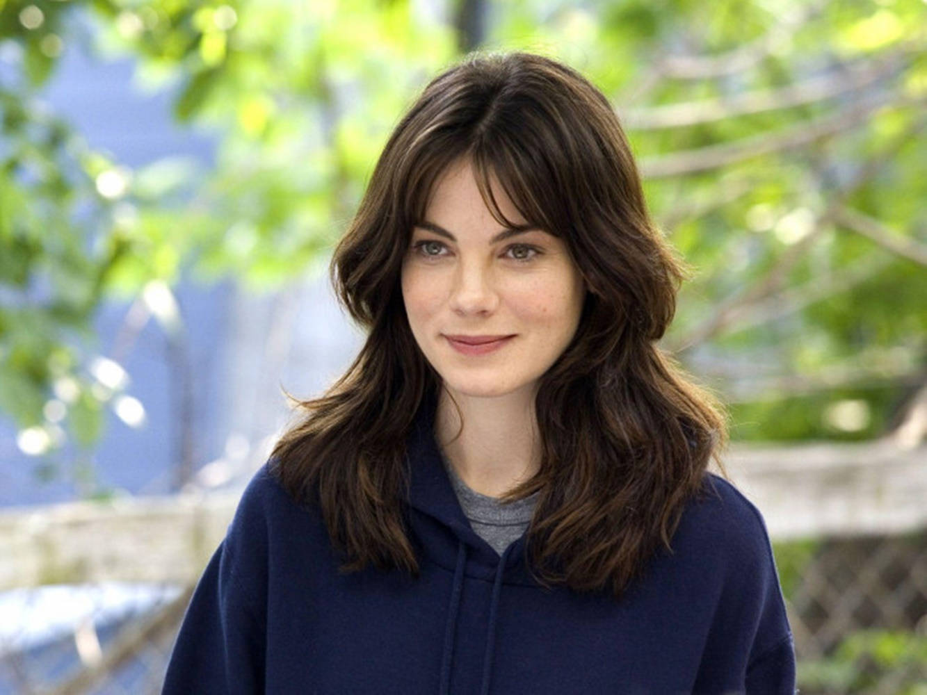 Michelle Monaghan Sarcastic Smile Wallpaper