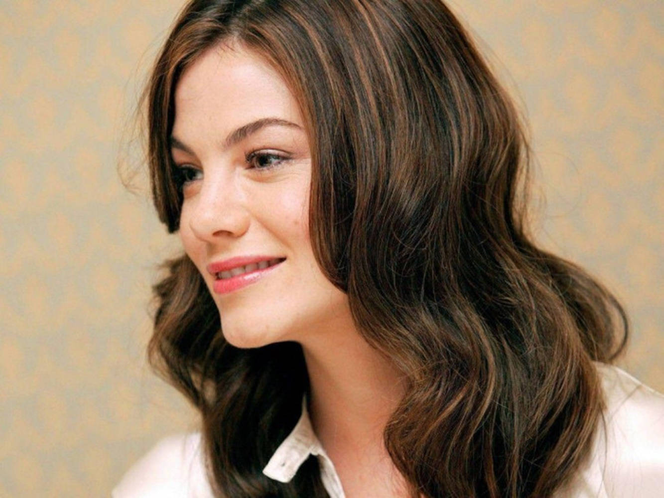 Michelle Monaghan Side Profile Wallpaper