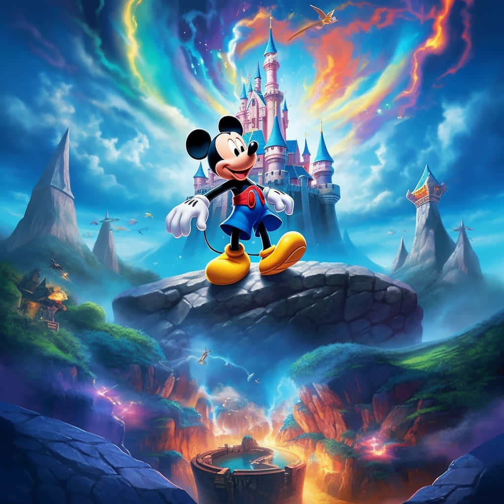 Mickey Magical Kingdom Fantasy Wallpaper