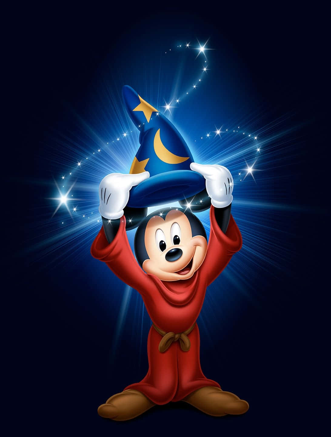 Mickey Magician Fantasia Wallpaper
