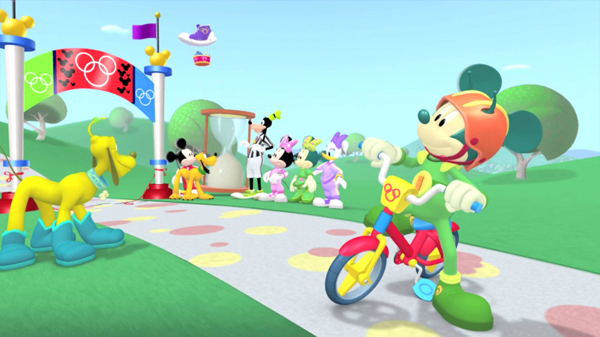 Mickey Mouse Clubhouse Bike Race Wallpaper