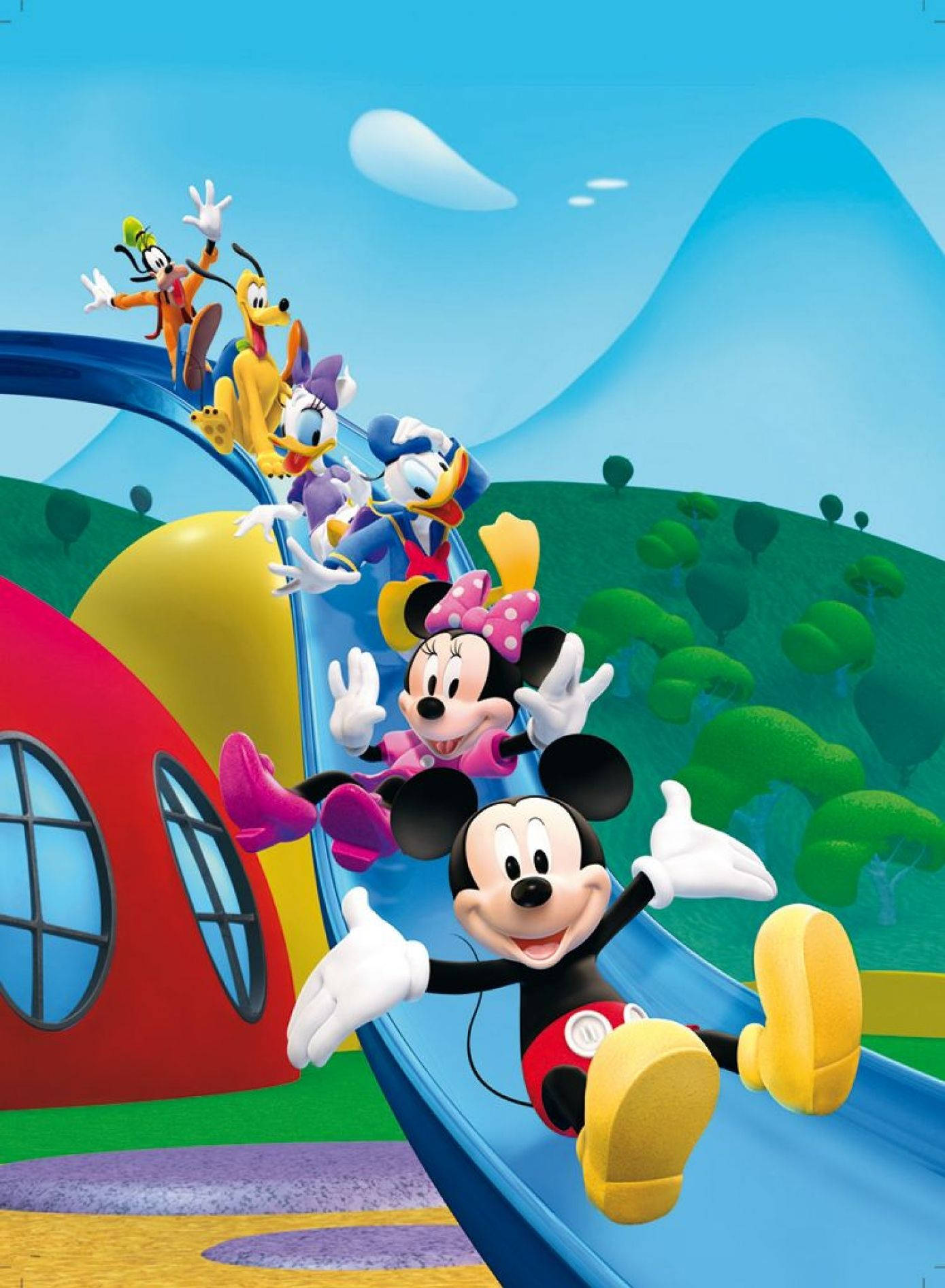 Mickey Mouse Clubhouse Friend Slide Wallpaper