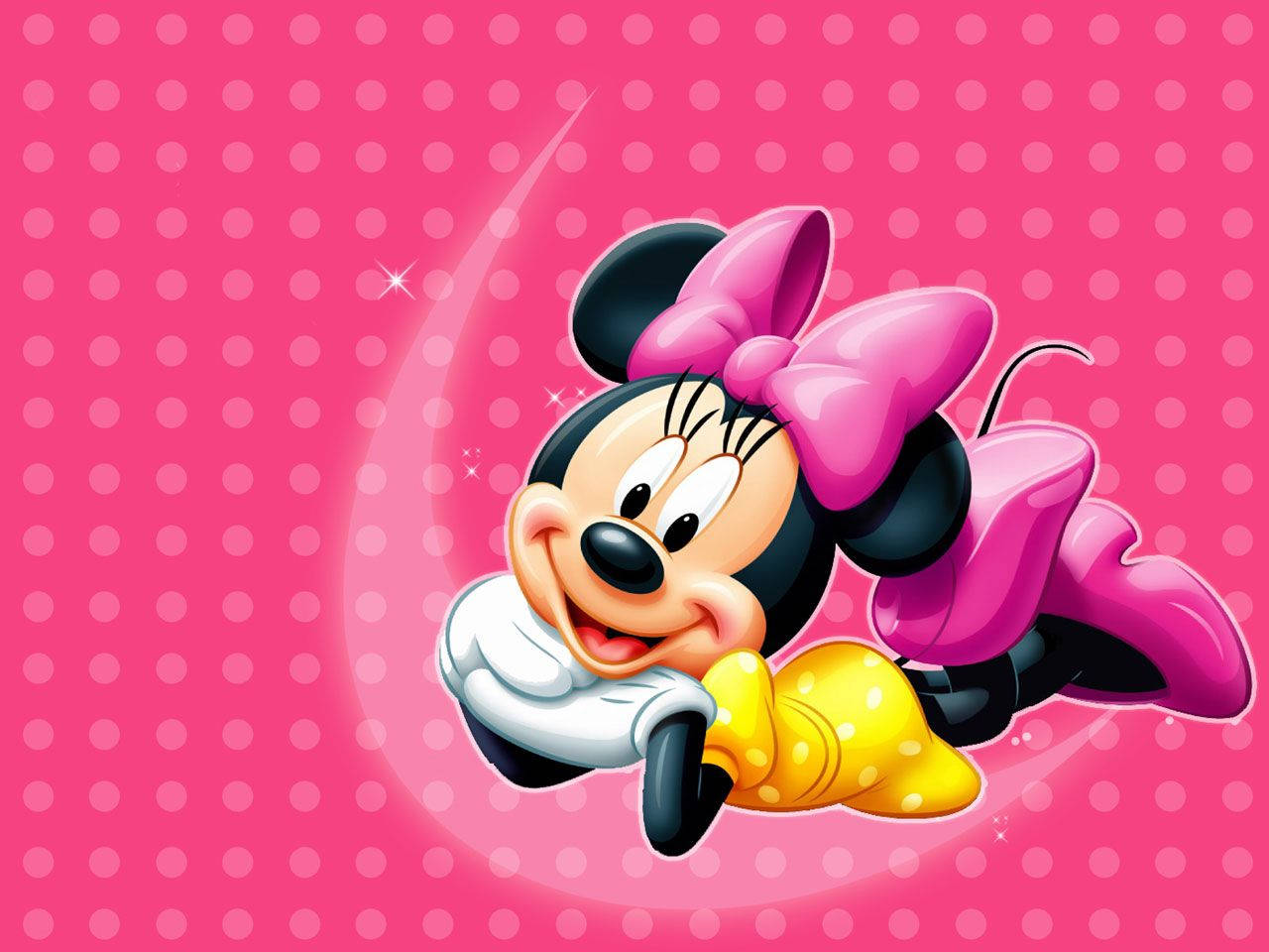 Mickey Mouse Disney Lovely Minnie Wallpaper