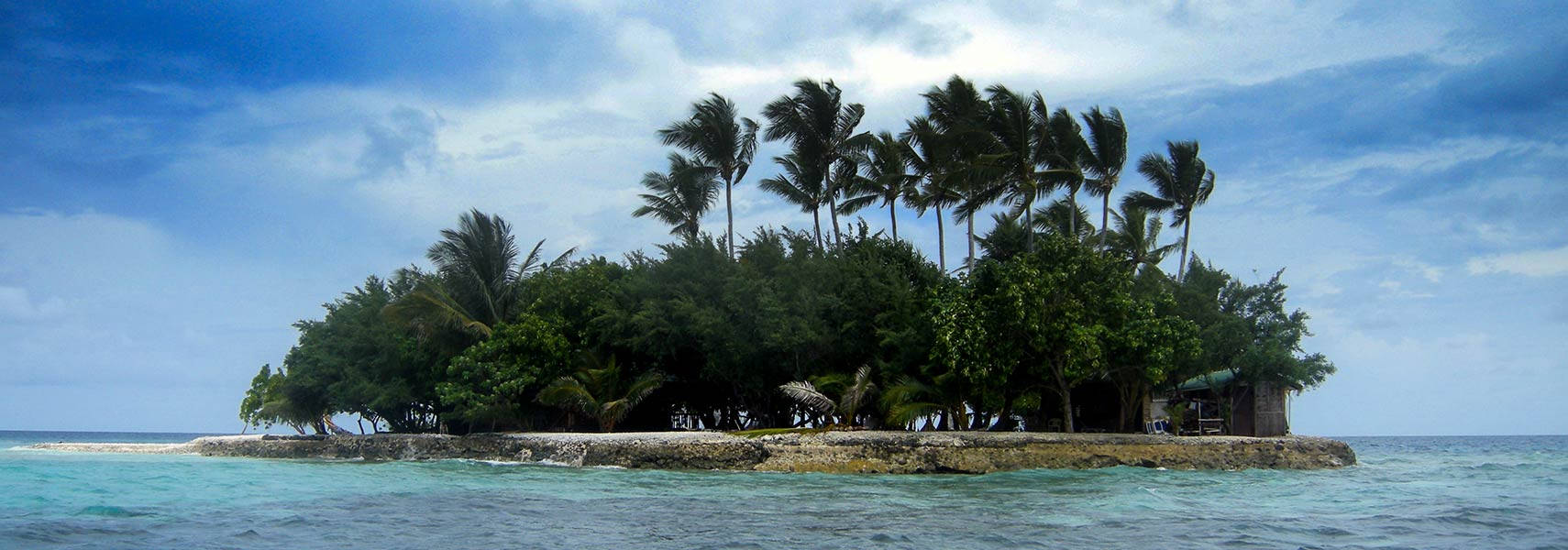 Micronesia Tiny Island With Trees Wallpaper