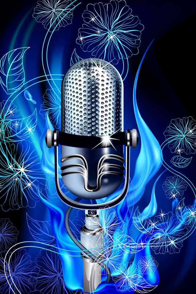 Microphone Digital Artwork Wallpaper